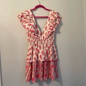 Playa Lucila Pink Mini Dress Size Small